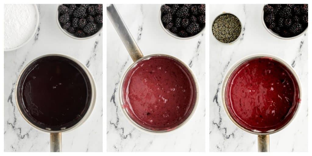 How to make a simple blackberry jam glaze
