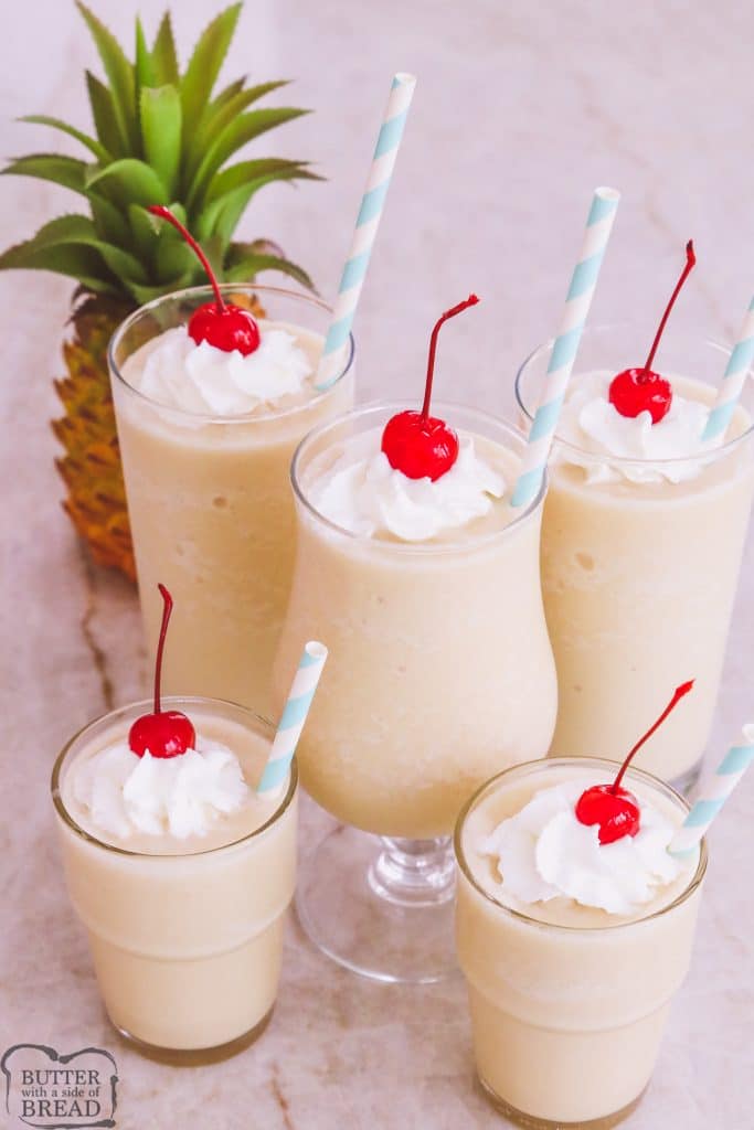 HOMEMADE PINA COLADA SLURPEES - Butter with a Side of Bread