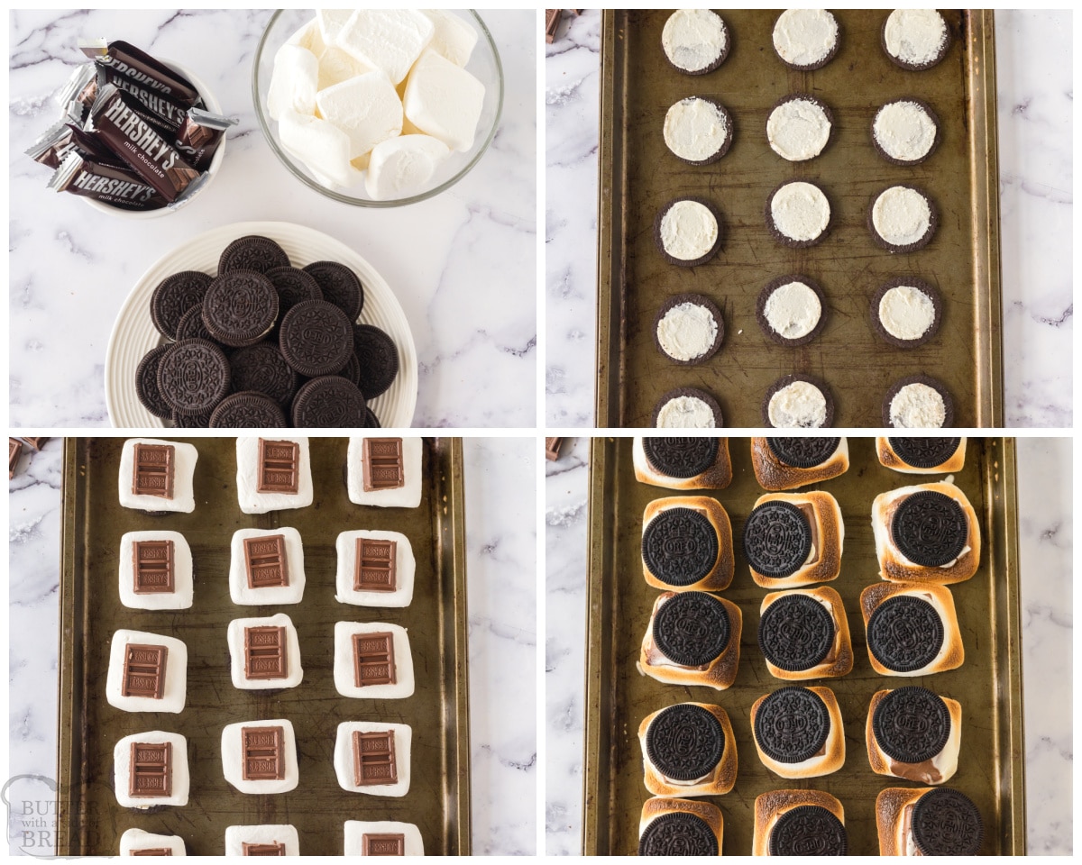 how to make oreo smores in the oven