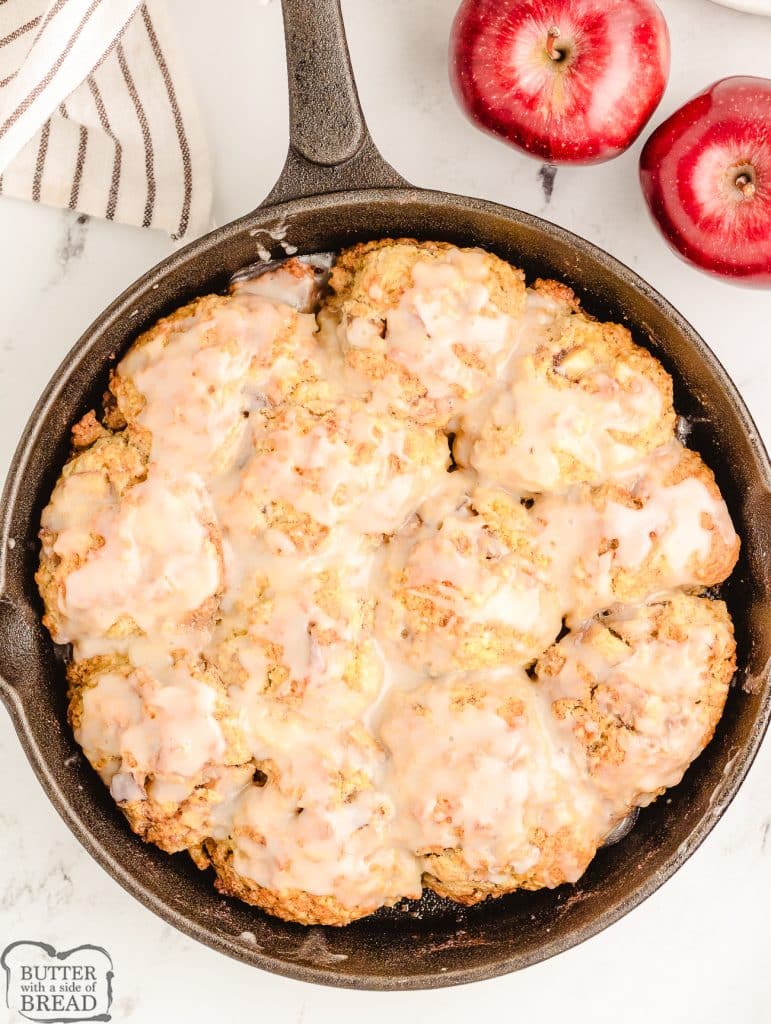 cast iron apple cinnamon biscuits