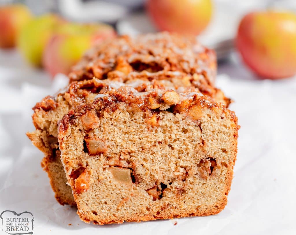 chunky apple bread