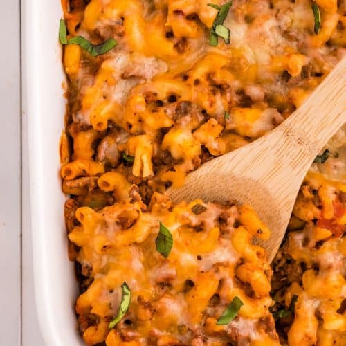 CHEESY BEEF & ZUCCHINI CASSEROLE - Butter with a Side of Bread