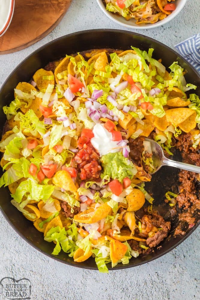 WALKING TACO CASSEROLE - Butter with a Side of Bread