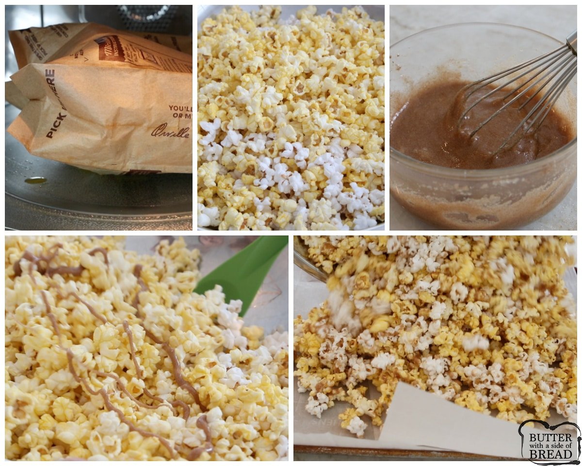 how to make cinnamon popcorn