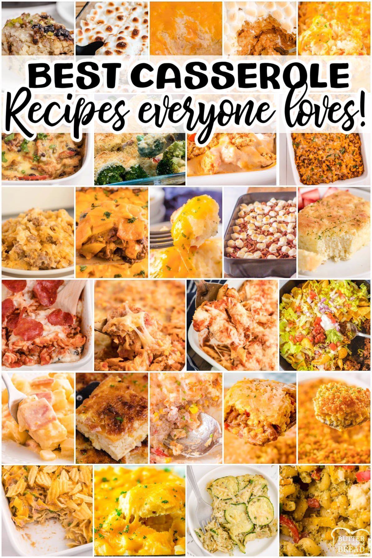 Casserole Recipes are perfect for weeknight dinners, potlucks or parties. Here is a collection of our very best casserole recipes - all of them are hearty, easy to make, and absolutely delicious! 