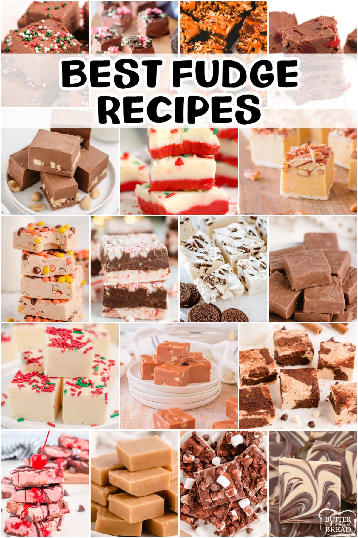 Collection of Best Fudge Recipes.