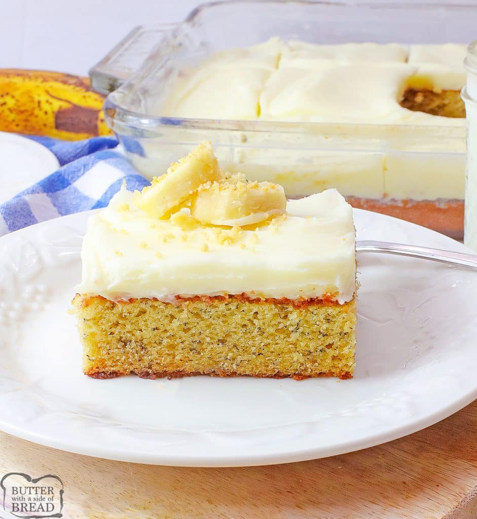 banana bar with cream cheese frosting