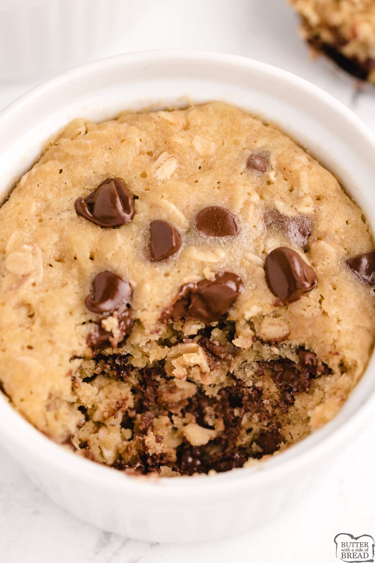 Oatmeal Chocolate Chip Cookie in a Mug.