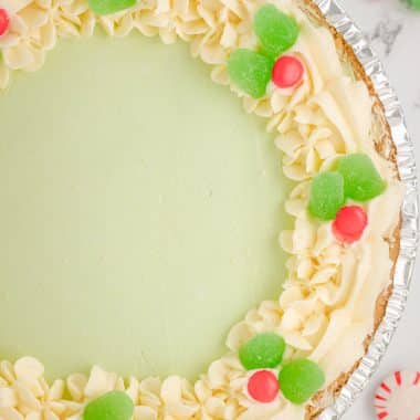 easy peppermint cream pie