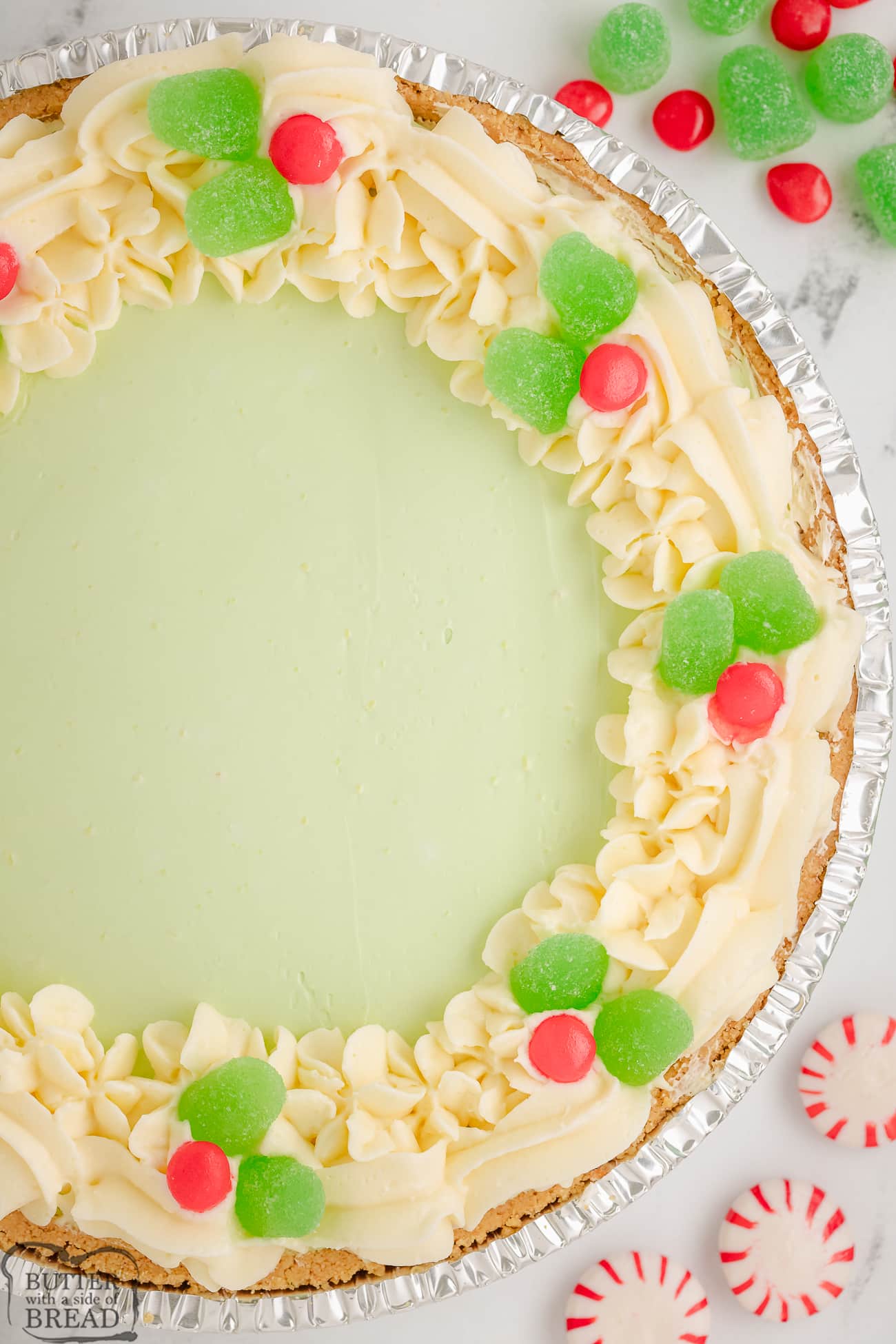easy peppermint cream pie