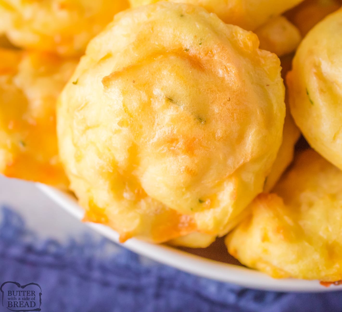 mashed potato puffs with cheese