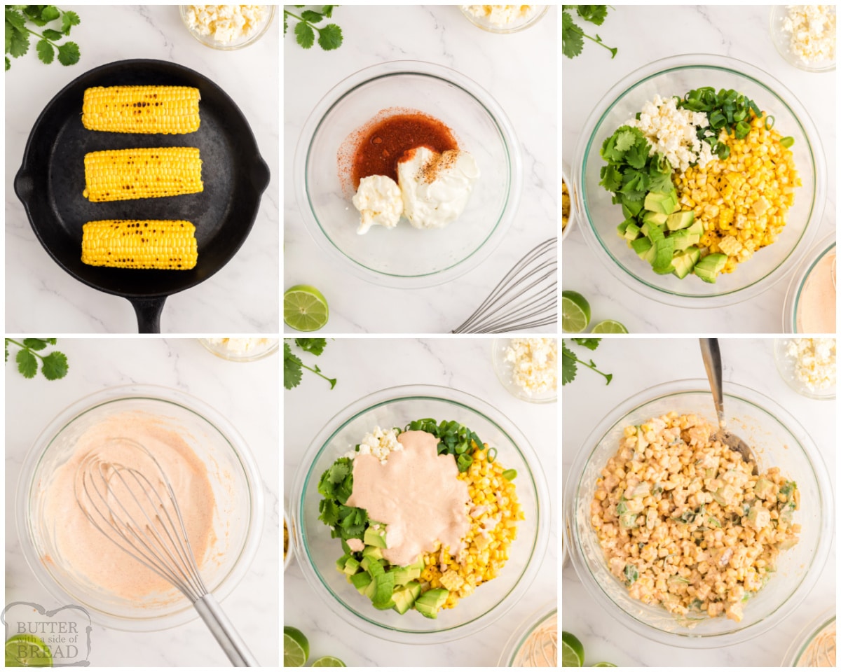 how to make a Mexican Street Corn Salad