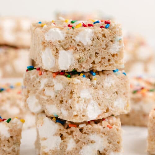 FUNFETTI RICE KRISPIE TREATS - Butter with a Side of Bread