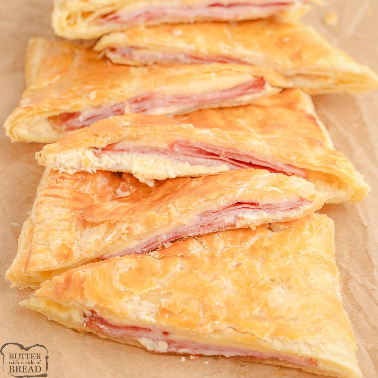 puff pastry ham and cheese hand pies