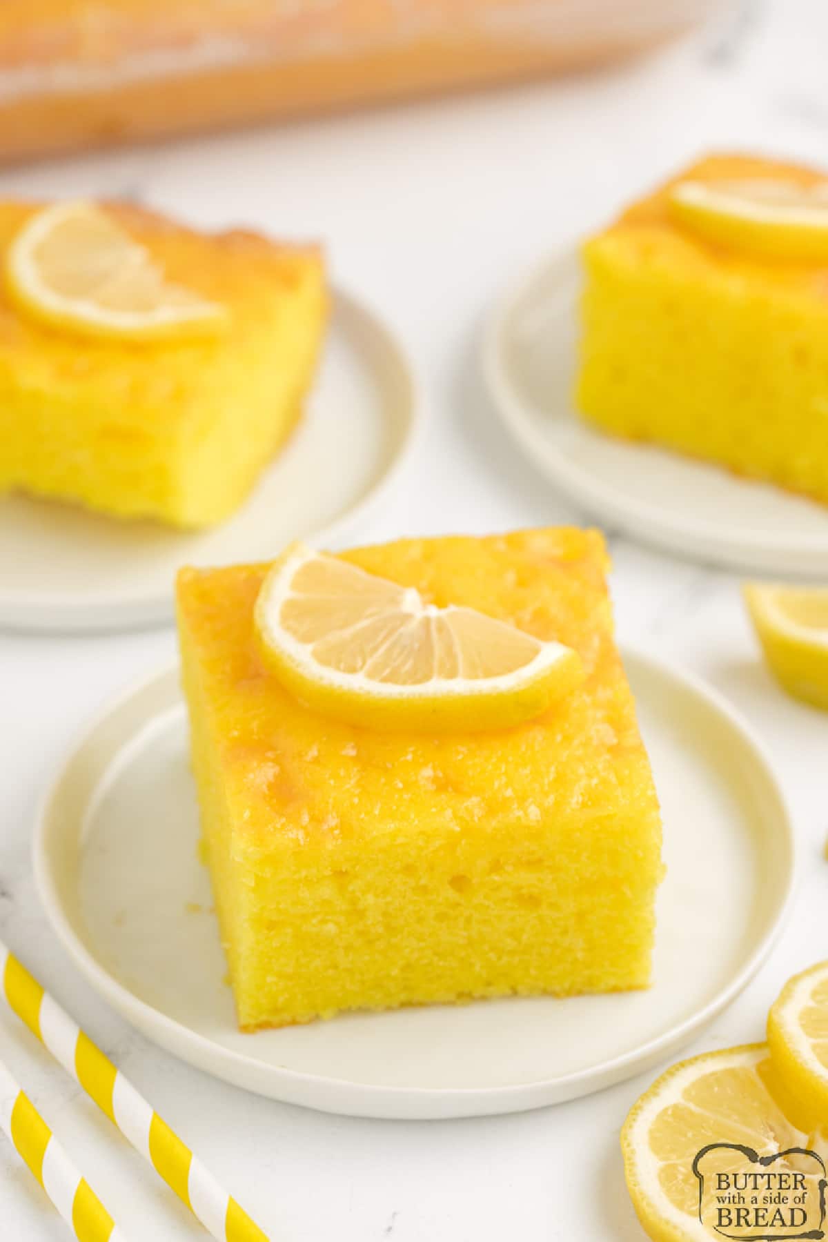 Easy lemon cake recipe. 
