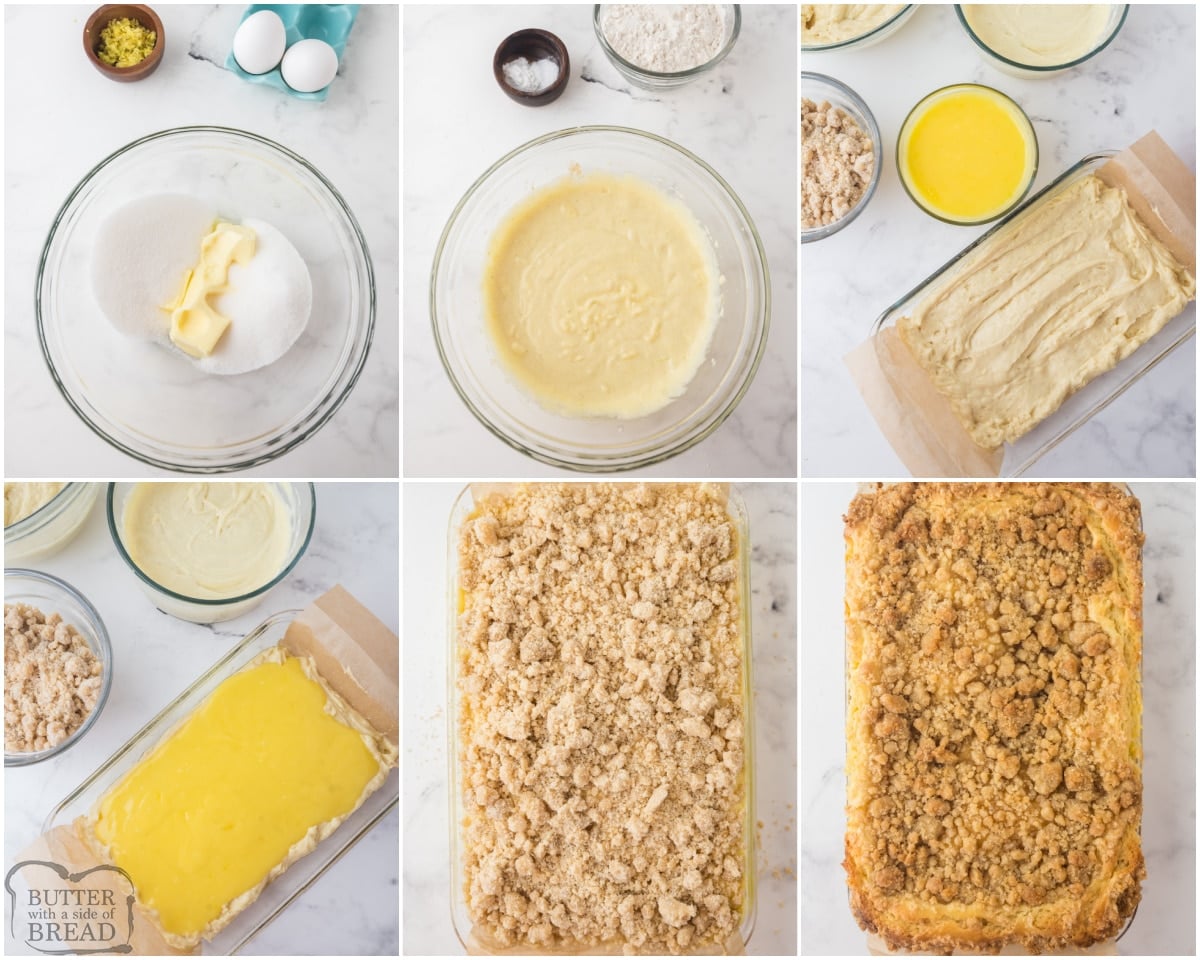 how to make a moist lemon crumb cake