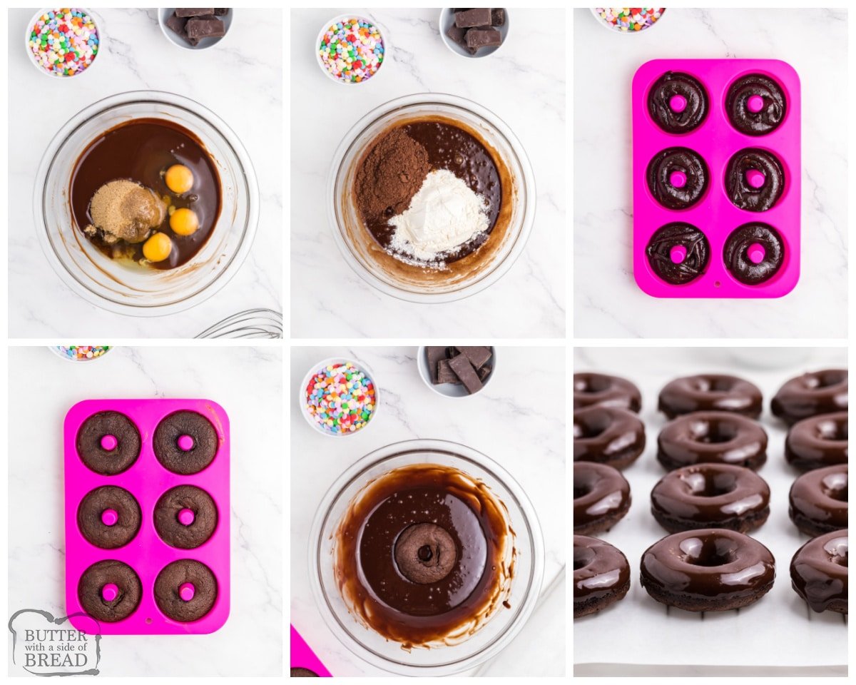 how to make chocolate brownie donuts