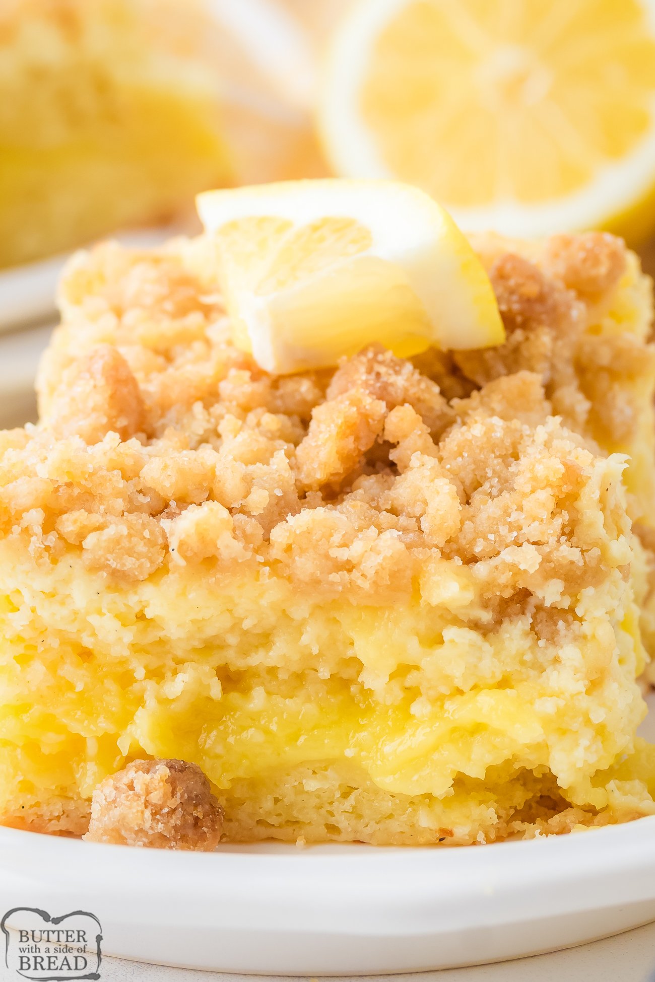 LEMON CRUMB CAKE - Butter with a Side of Bread