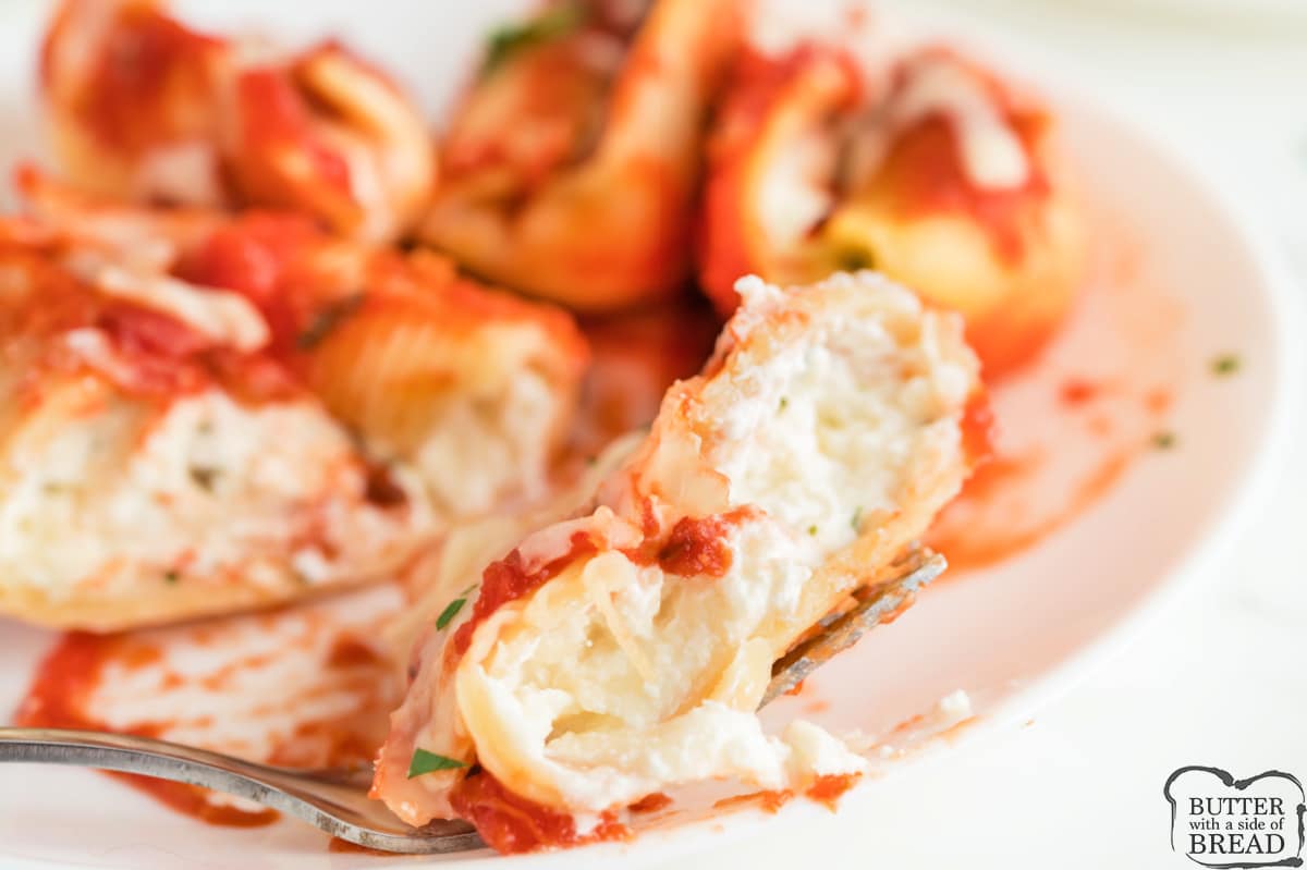 Stuffed shells recipe.