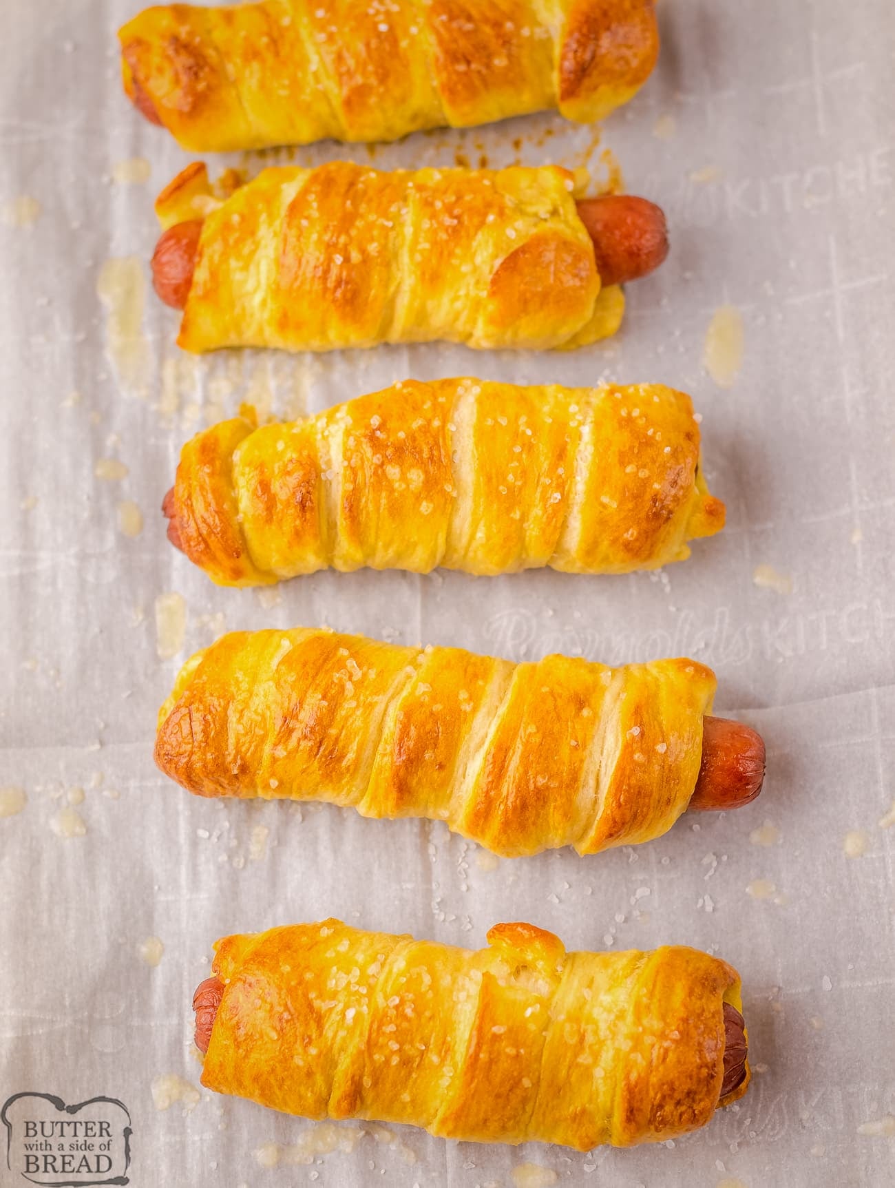 making pretzel dogs at home