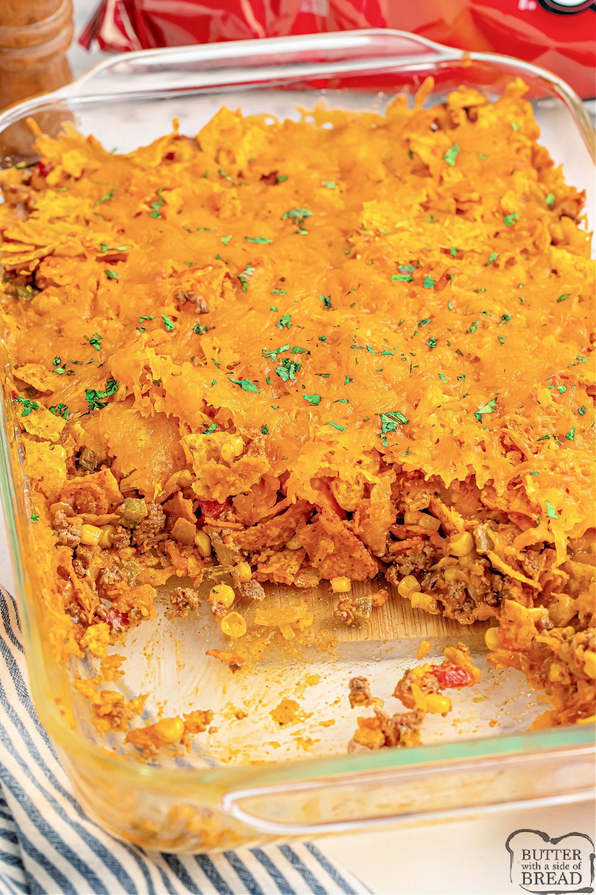 Taco casserole recipe.