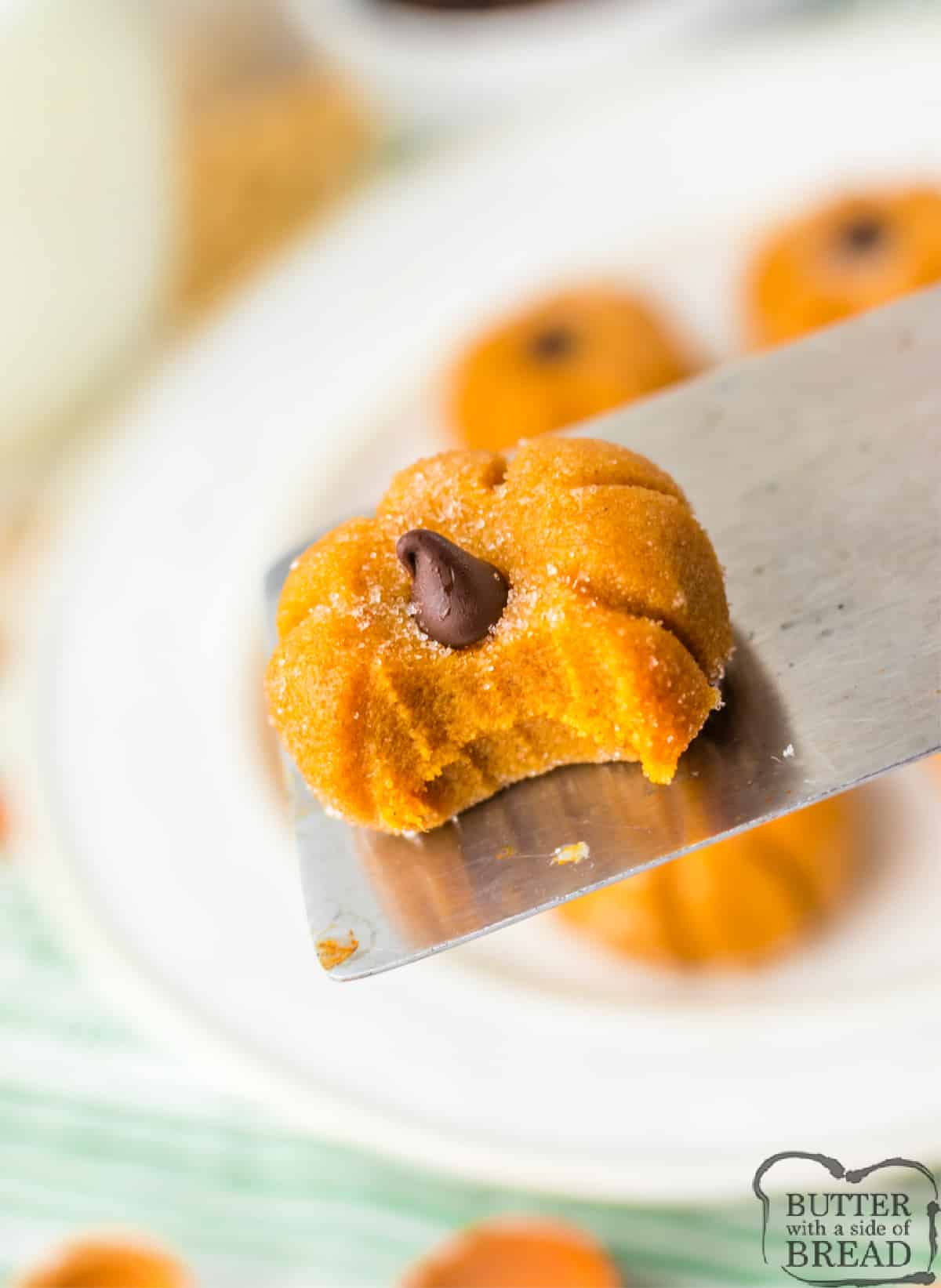 Fudge in a pumpkin shape. 