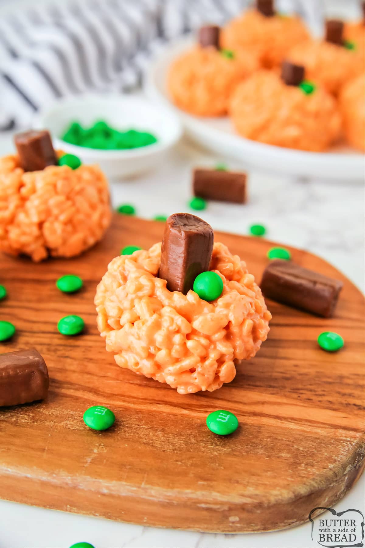 Pumpkin rice krispie treats. 