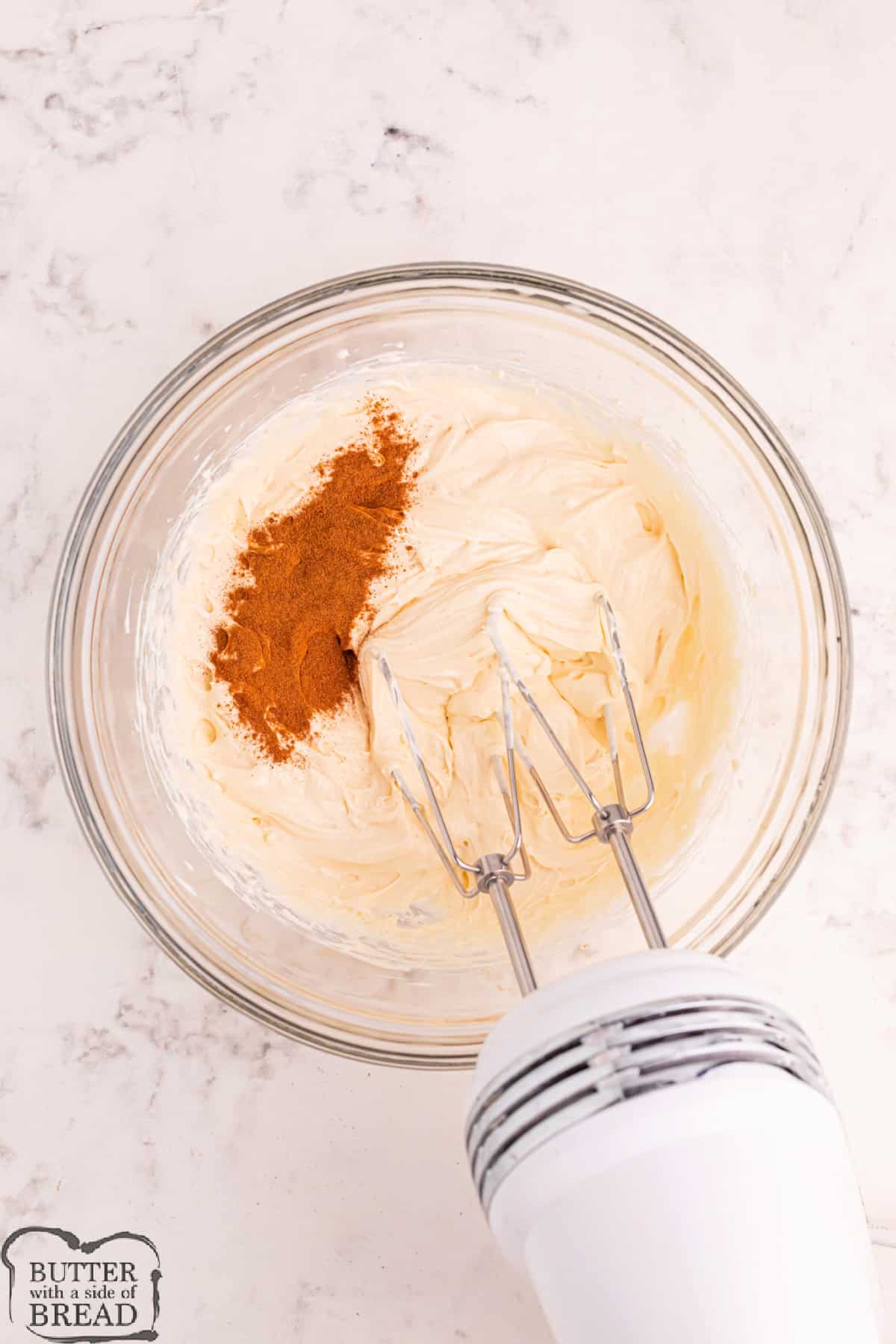 Add apple pie spice to dip.