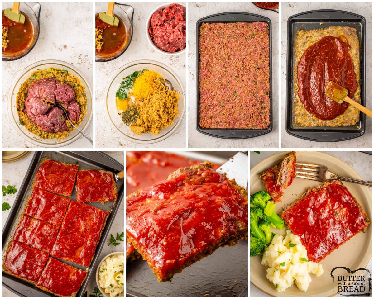 how to make meatloaf in a sheet pan