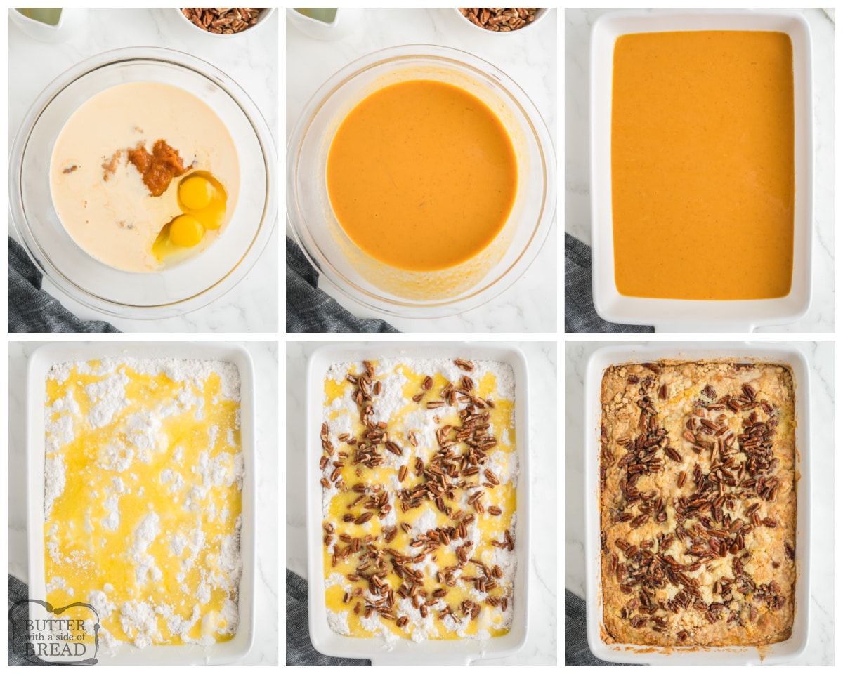 how to make a pumpkin dump cake