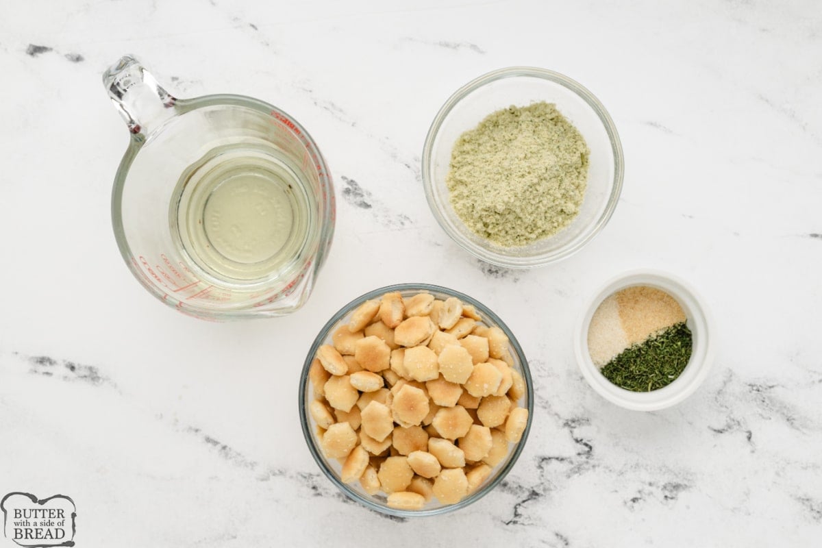 Ingredients in Seasoned Oyster Crackers.