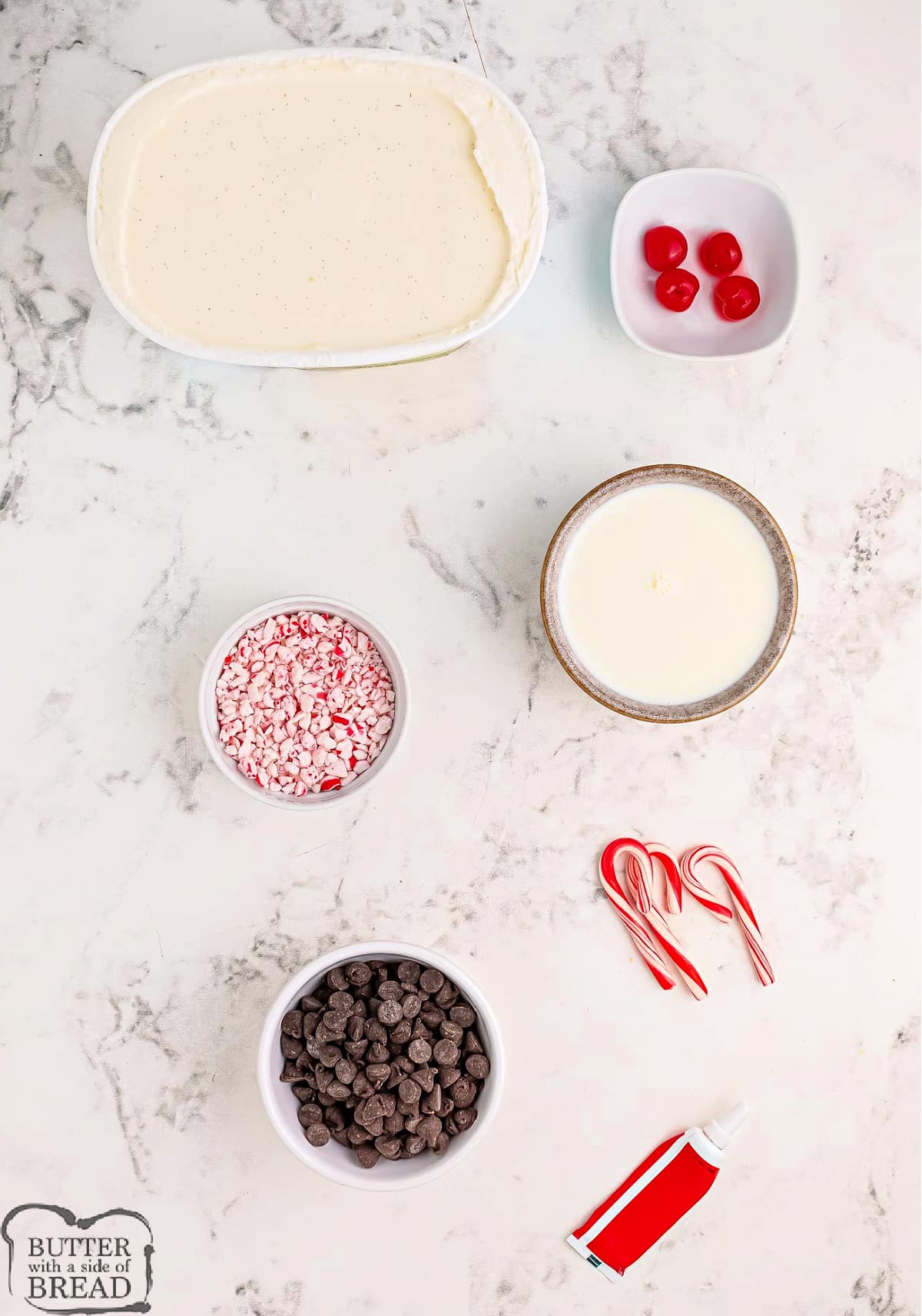 Ingredients in Chick-fil-a Peppermint Milkshakes.