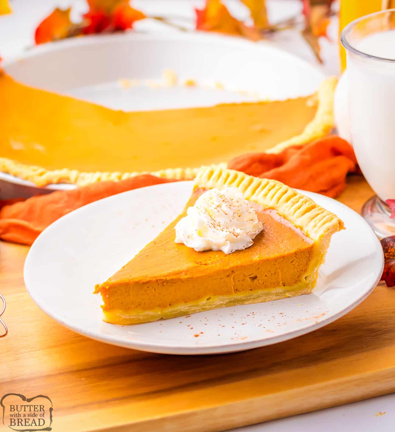 recipe for 12 inch homemade pumpkin pie just like Costco's