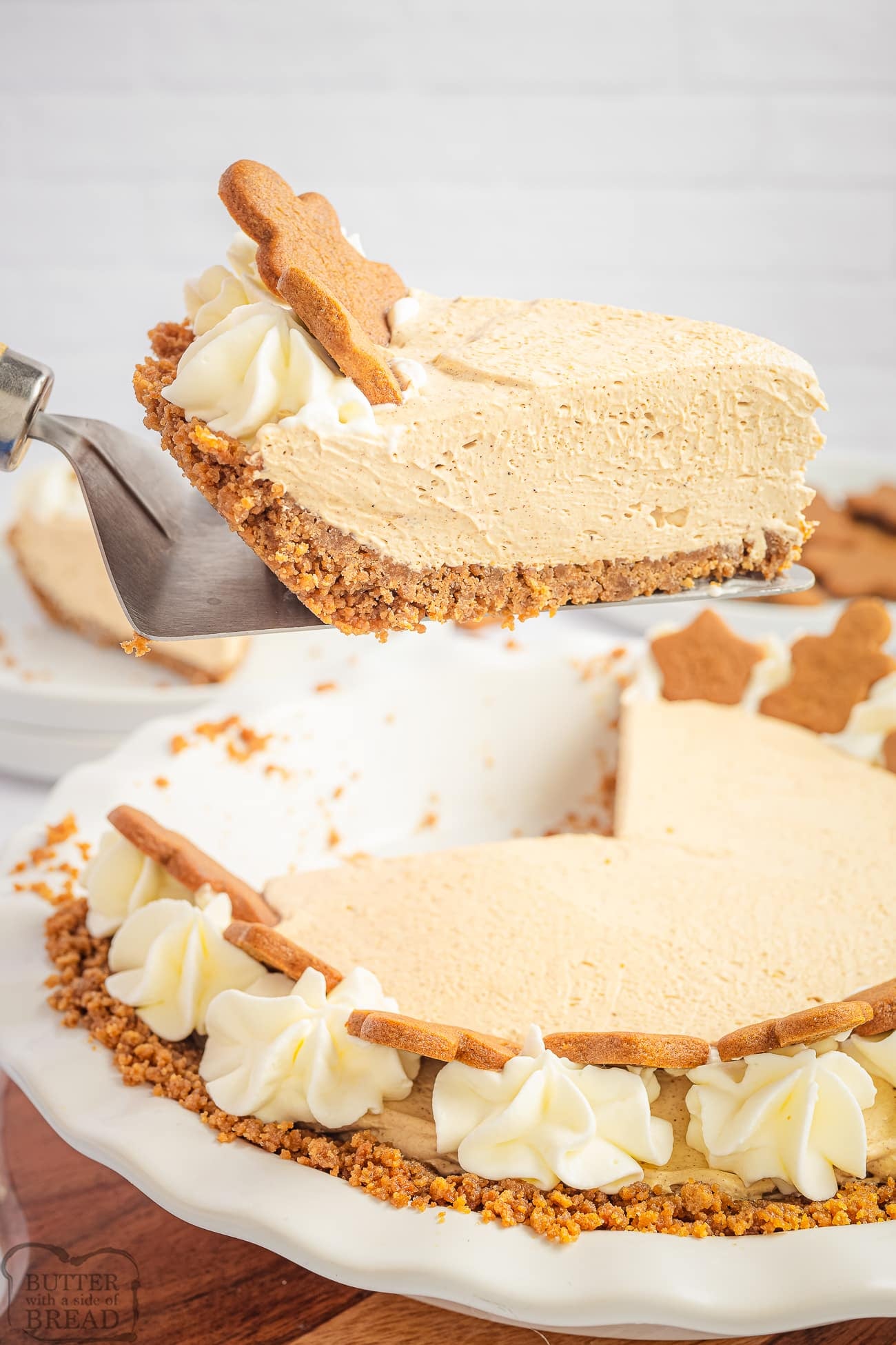 serving up a slice of Gingerbread pie