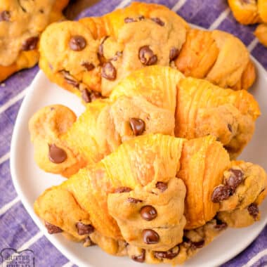 cookie dough croissants