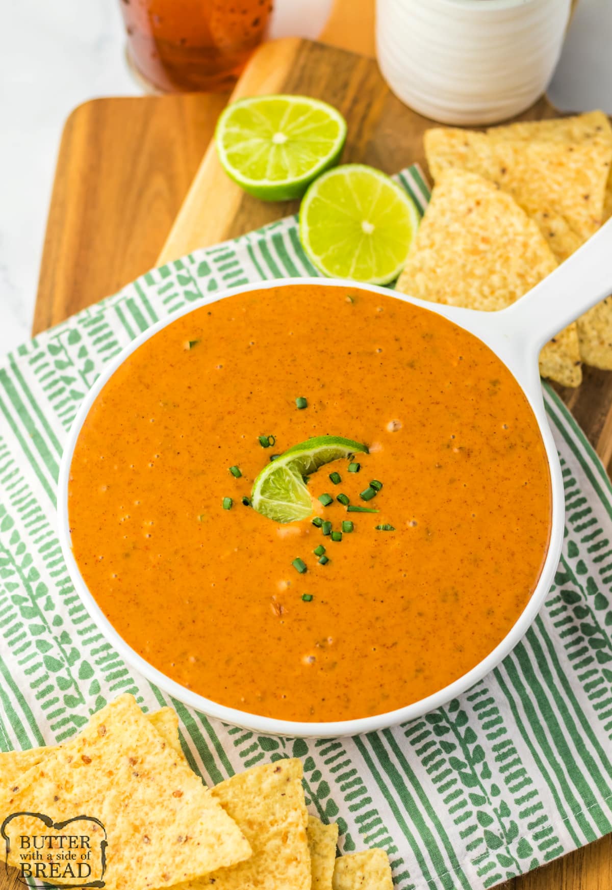 Copycat Chili's Queso Dip recipe.