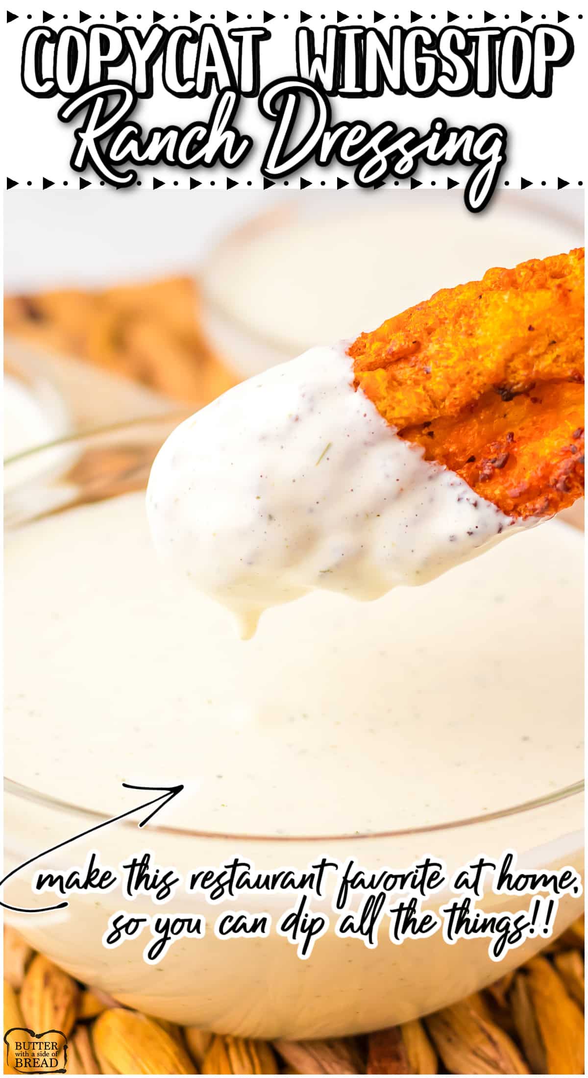 WINGSTOP RANCH RECIPE - Butter with a Side of Bread