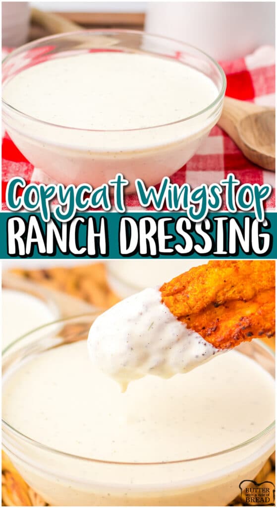 WINGSTOP RANCH RECIPE - Butter with a Side of Bread