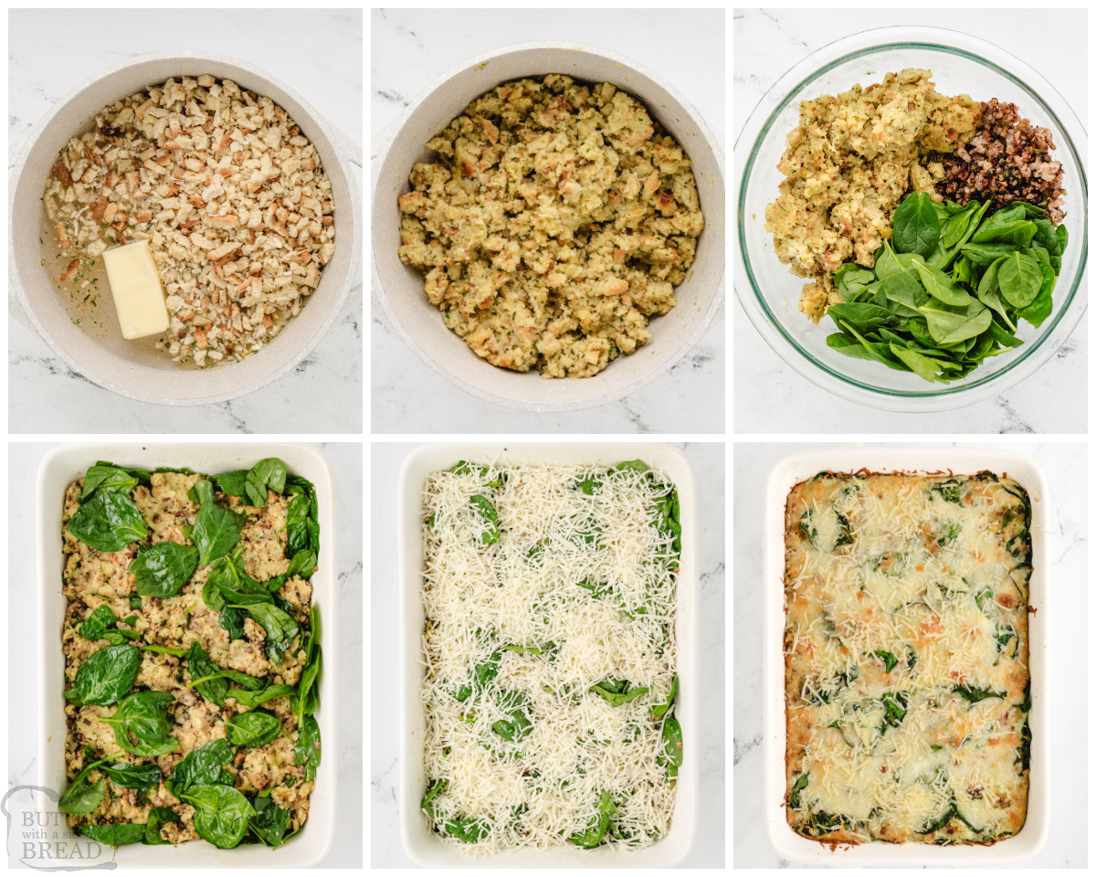 how to make Sausage Spinach Casserole for dinner