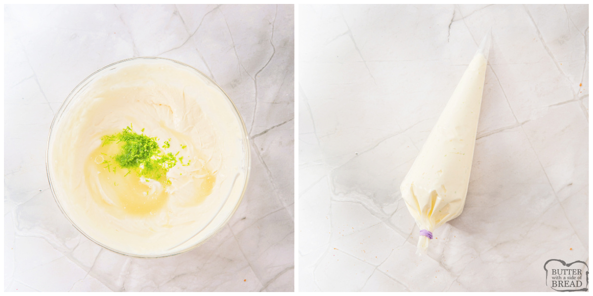 No bake key lime pie filling.