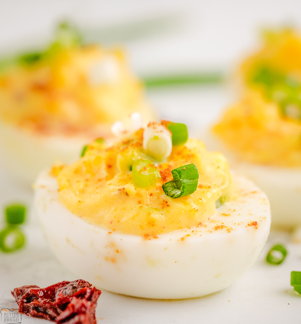 smoky spicy chipotle Deviled Eggs