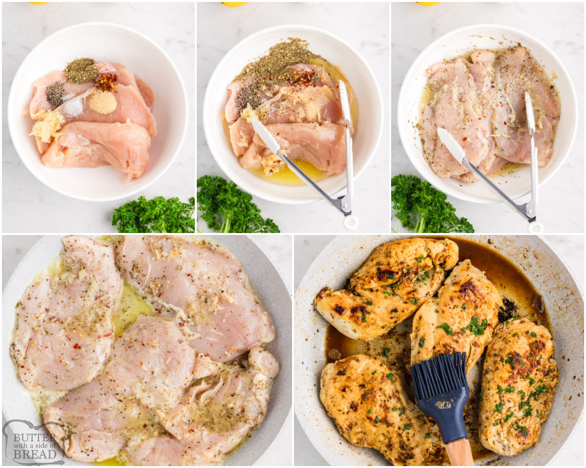how to make Lemon Garlic Chicken