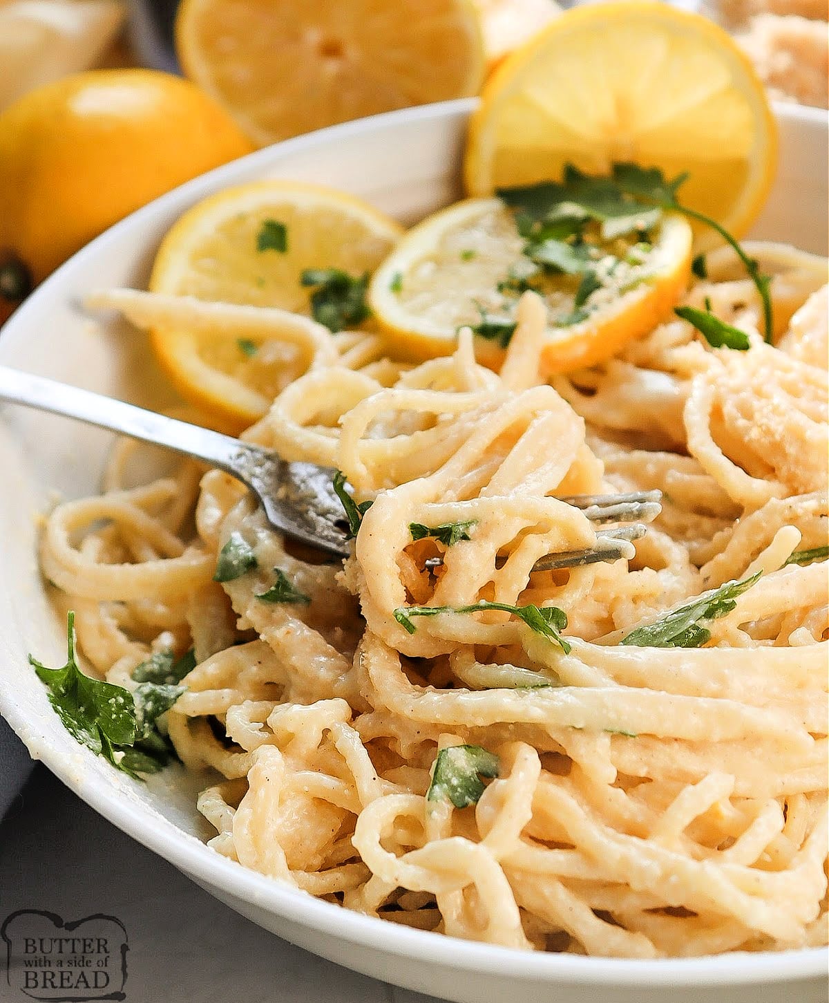 Easy Lemon Pasta has a creamy sauce, zesty citrus kick, and savory Parmesan finish. This simple dish is the kind of weeknight dinner that feels fancy but takes less than 30 minutes from start to finish.