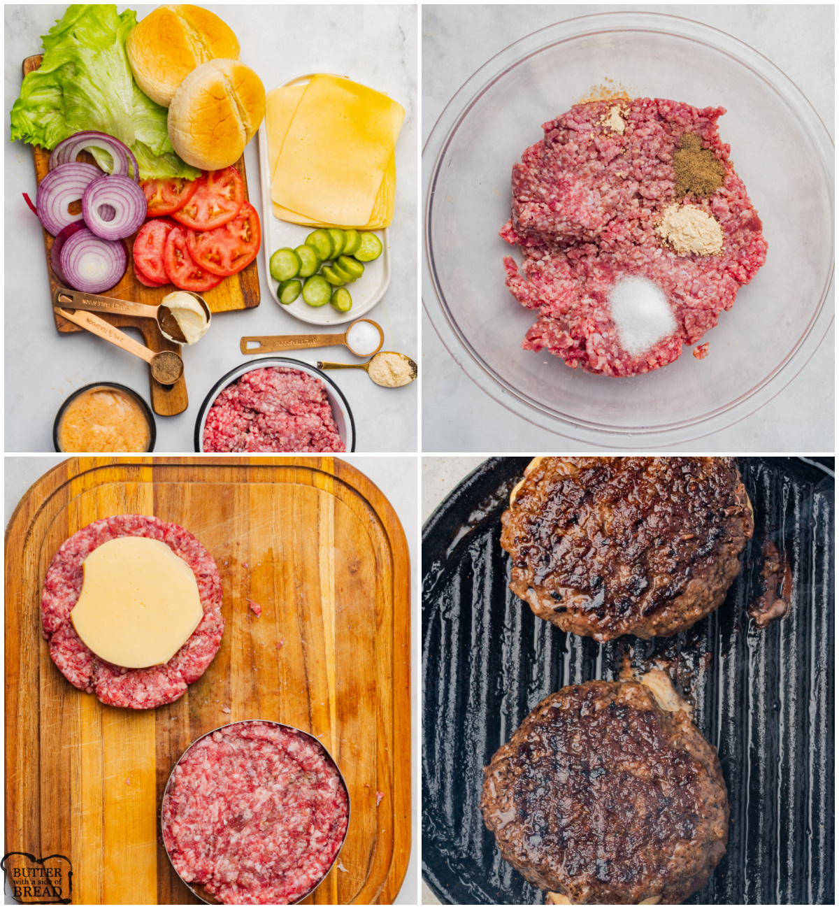 how to make cheese stuffed Juicy Lucy burgers