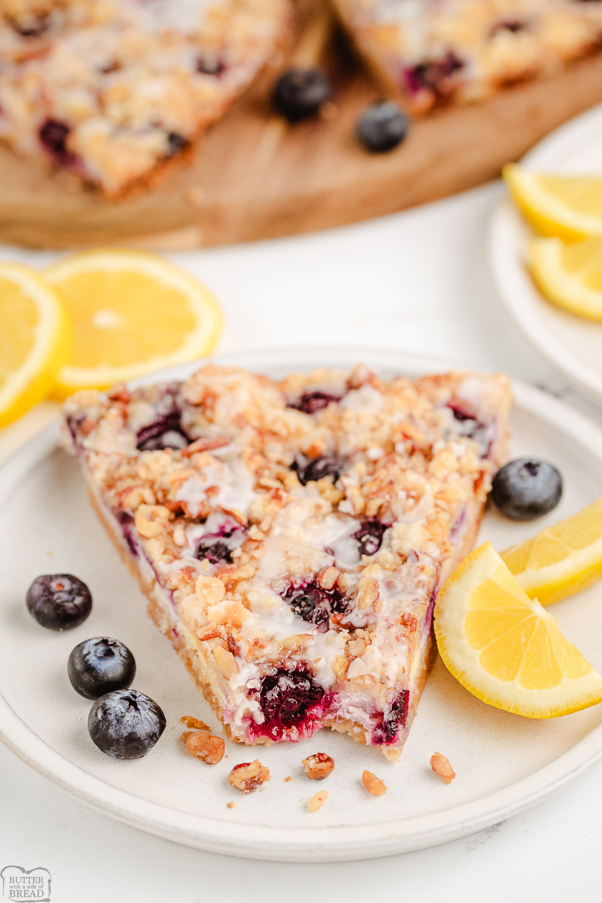 slice of lemon dessert pizza