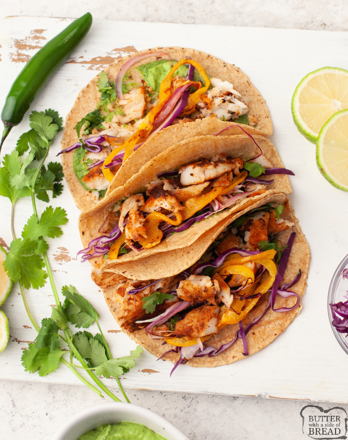 Baked Fish Tacos.