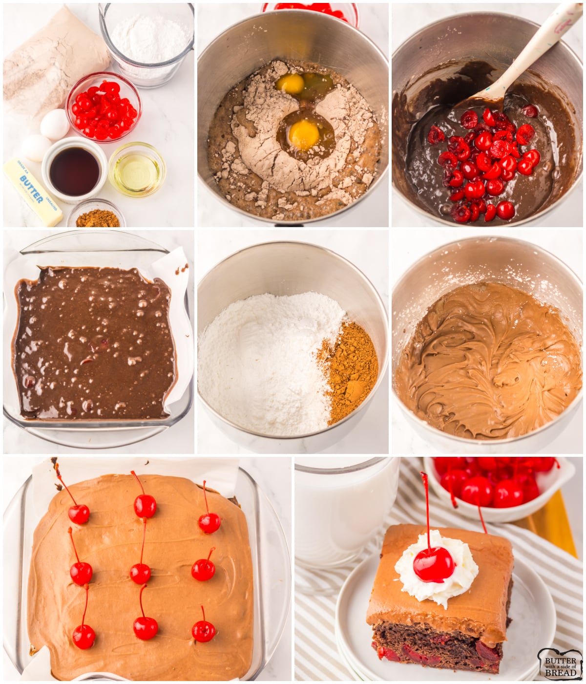 how to make cherry cola brownies with a brownie mix