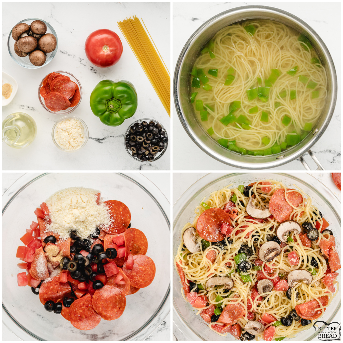 how to make pizza pasta dinner