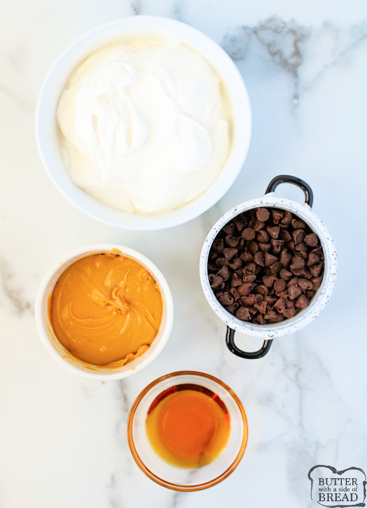 Ingredients in Chocolate Peanut Butter Frozen Yogurt Bars.