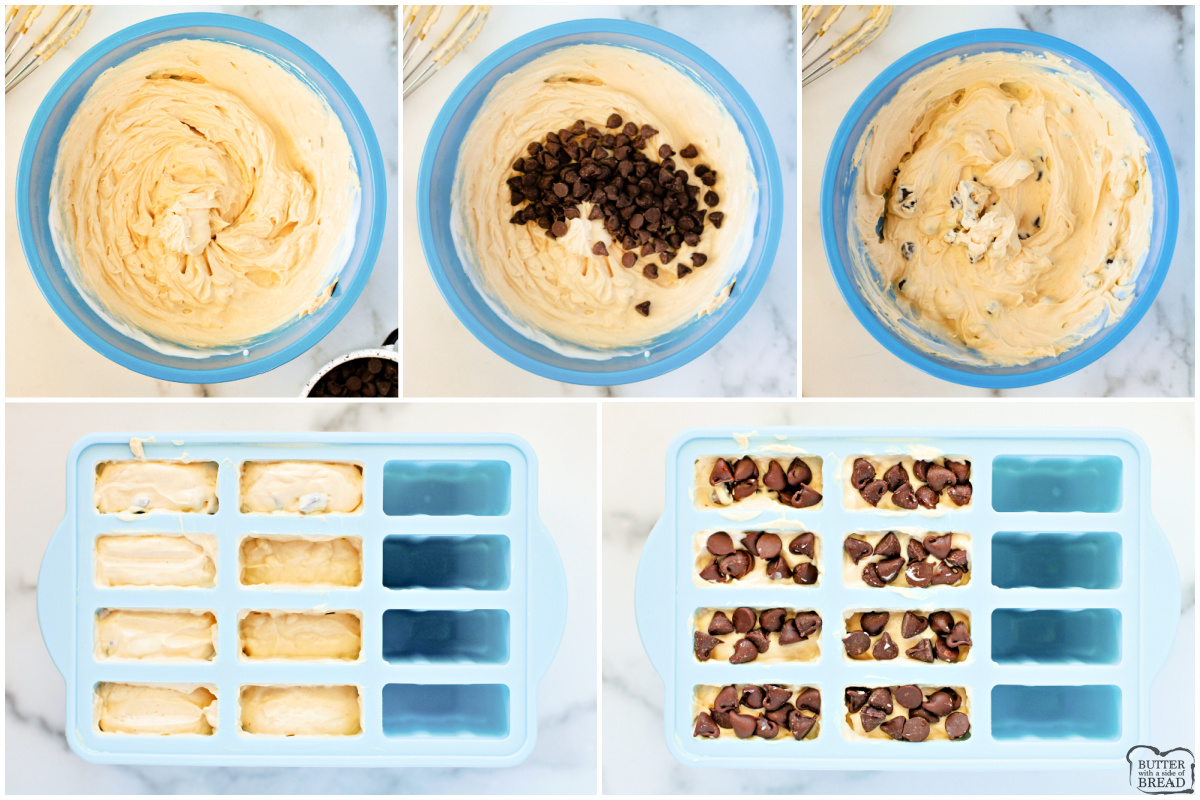 Step-by-step instructions on how to make Chocolate Peanut Butter Frozen Yogurt Bars.